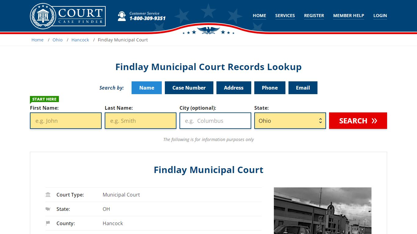 Findlay Municipal Court Records | Findlay, Hancock County, OH Court ...